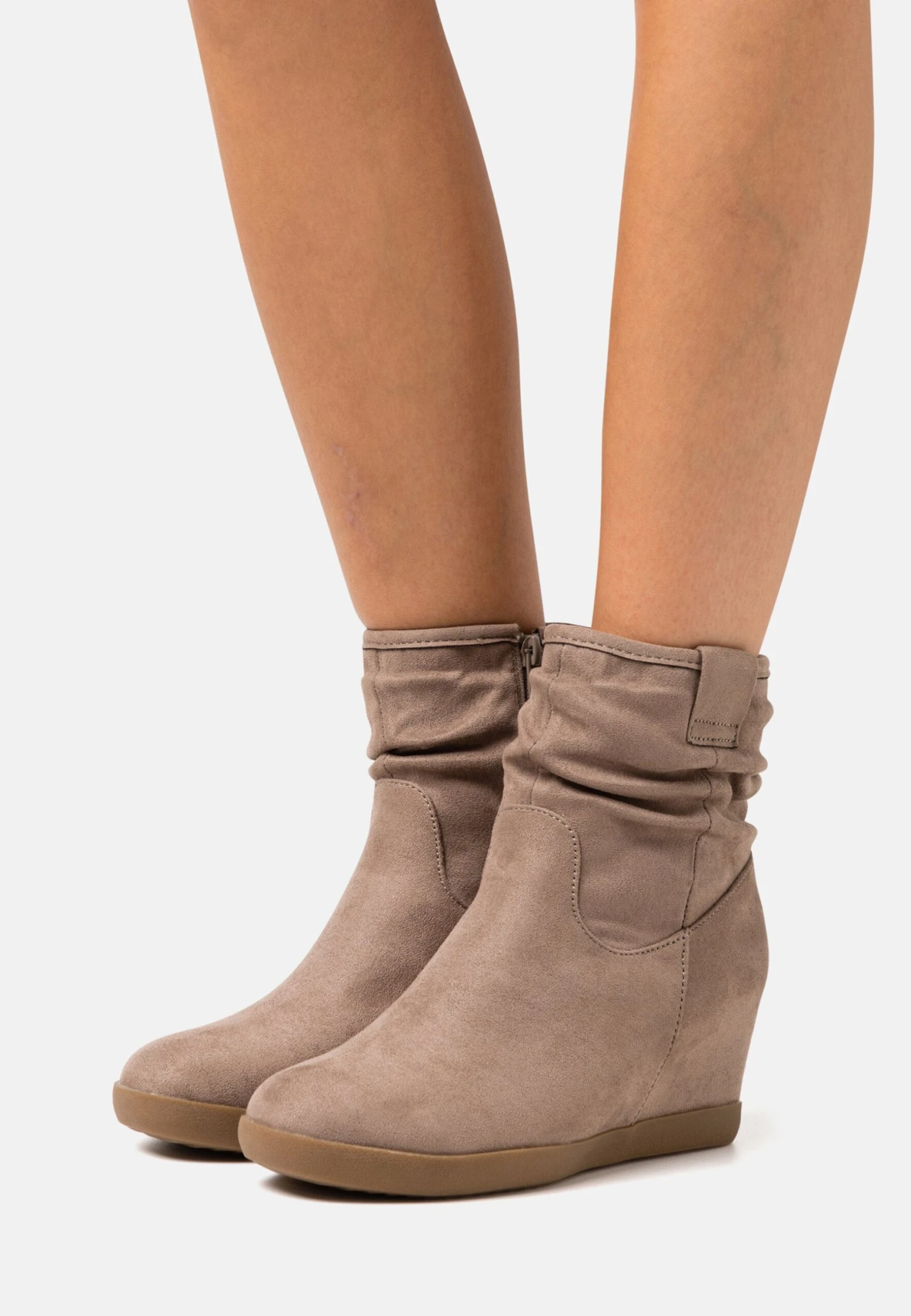Anna Field Winter Boot - Bottines Compensées - Taupe 3 Anna Field Winter Boot - Bottines Compensées - Taupe