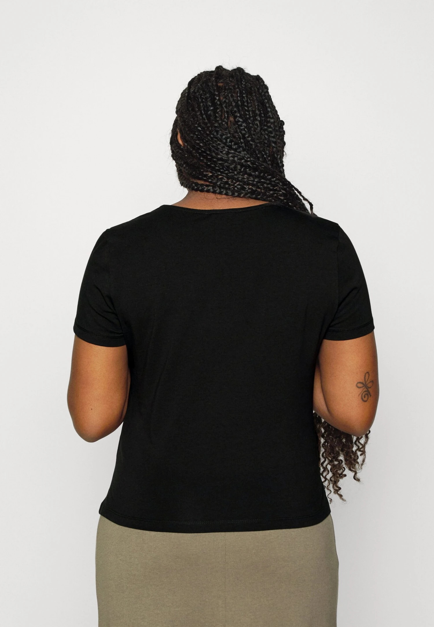 Curvy Front Lace - T-Shirt Basique - Black 5 Curvy Front Lace - T-Shirt Basique - Black â Image 3