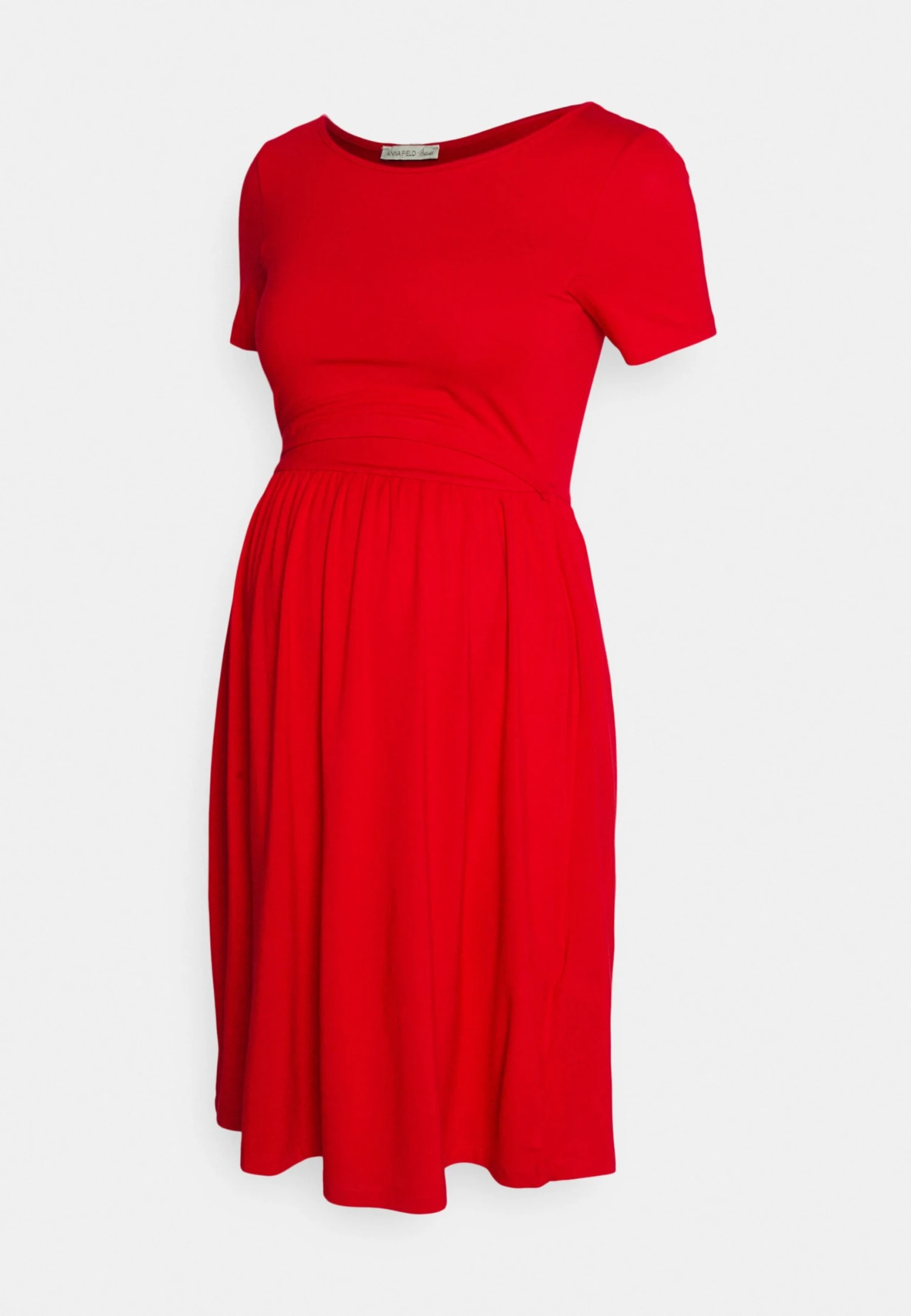 Nursing - Robe En Jersey - Red 3 Nursing - Robe En Jersey - Red