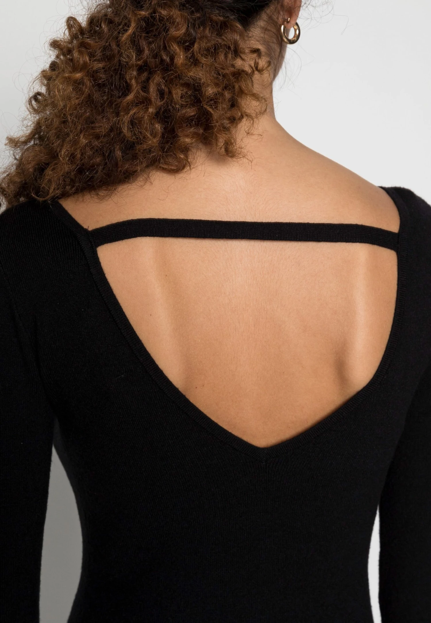 Anna Field Offener Rücken Bodycon Mini Strickkleid - Robe Fourreau - Black 7 Anna Field Offener Rücken Bodycon Mini Strickkleid - Robe Fourreau - Black – Image 5