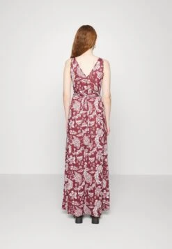 Anna Field Robe Longue - Bordeaux/Multi Coloured -Anna Field 20d72f9e35cf457eaa1cc6db534a0a1a