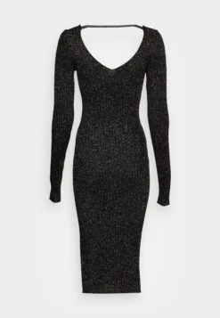 Anna Field Lurex V-Ausschnitt Midi Strickkleid - Robe Fourreau - Black 6 Anna Field Lurex V-Ausschnitt Midi Strickkleid - Robe Fourreau - Black -Anna Field 24c77a966c7648d4936fe275b4951b83