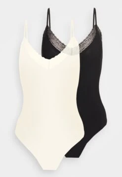 Anna Field 2 Pack - Débardeur - Black/Beige -Anna Field 333b3eb7c03c4eb2a4472fadc79487f3