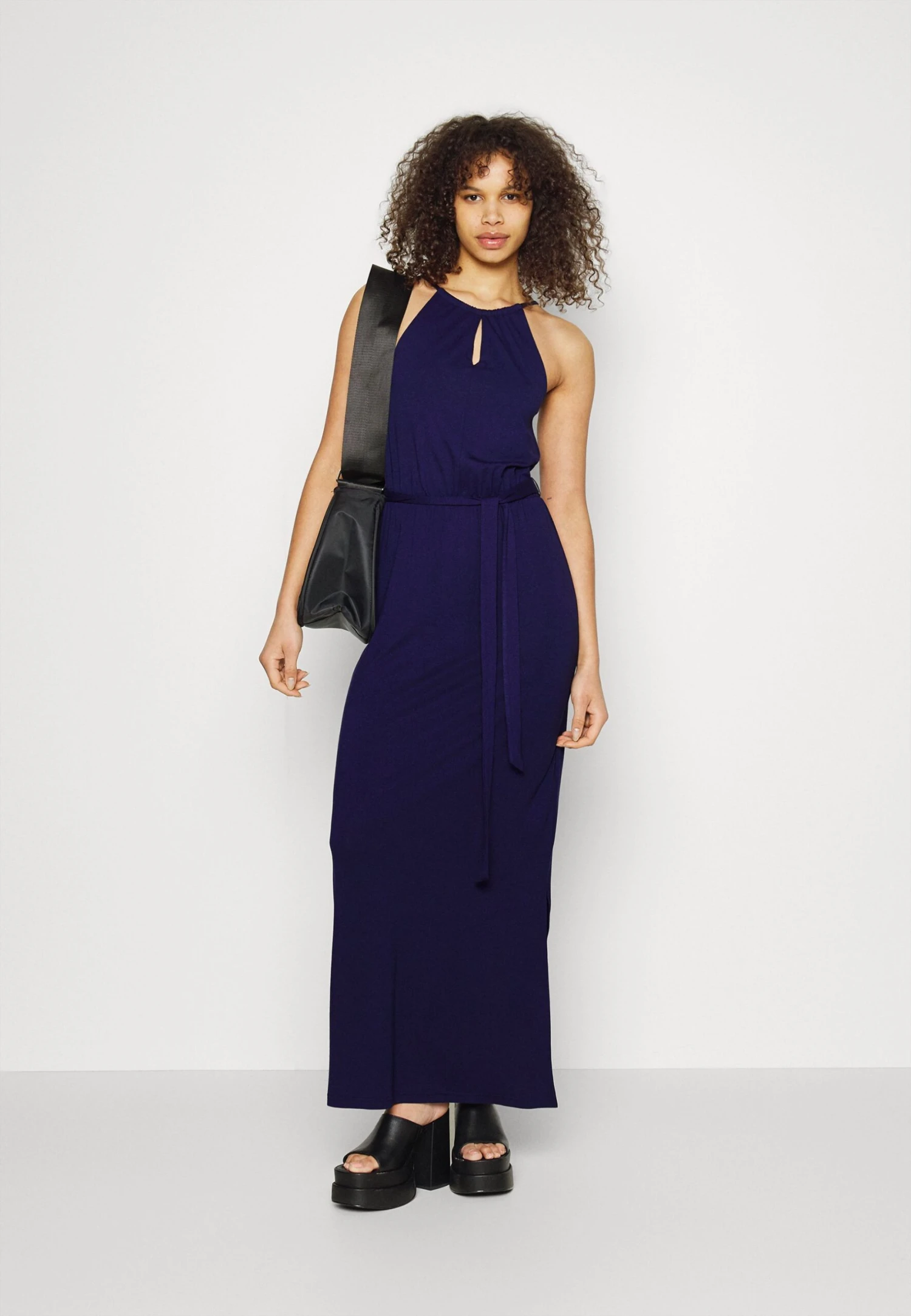 Robe En Jersey - Dark Blue 4 Robe En Jersey - Dark Blue – Image 2