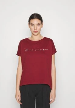 Anna Field Mandala Low To High - T-Shirt Imprimé - Bordeaux -Anna Field 36e2e3f1a9e14b9098d5516973fdd329