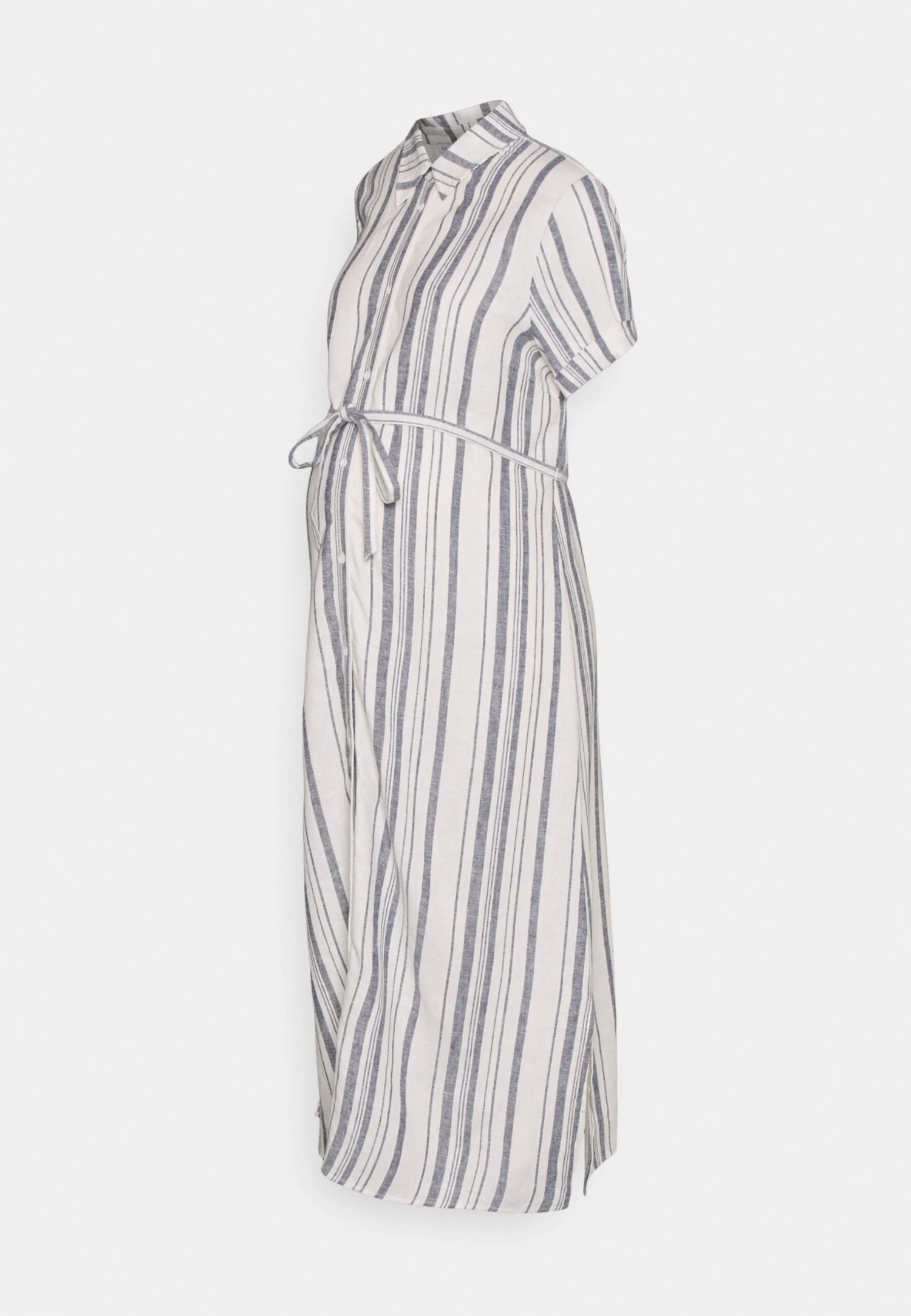 Robe Chemise - White/ Blue 3 Robe Chemise - White/ Blue