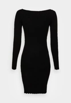 Anna Field Boat Ausschnitt Mini Strickkleid Mit Geschweiften Rändern - Robe Pull - Black 6 Anna Field Boat Ausschnitt Mini Strickkleid Mit Geschweiften Rändern - Robe Pull - Black -Anna Field 467c37bad335462f8a1ea02d74fa1da7