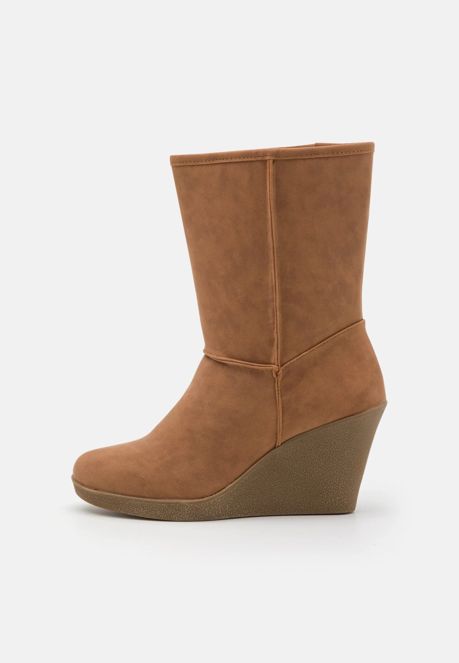 Anna Field Winter Boot - Bottines Compensées - Cognac 4 Anna Field Winter Boot - Bottines Compensées - Cognac – Image 2