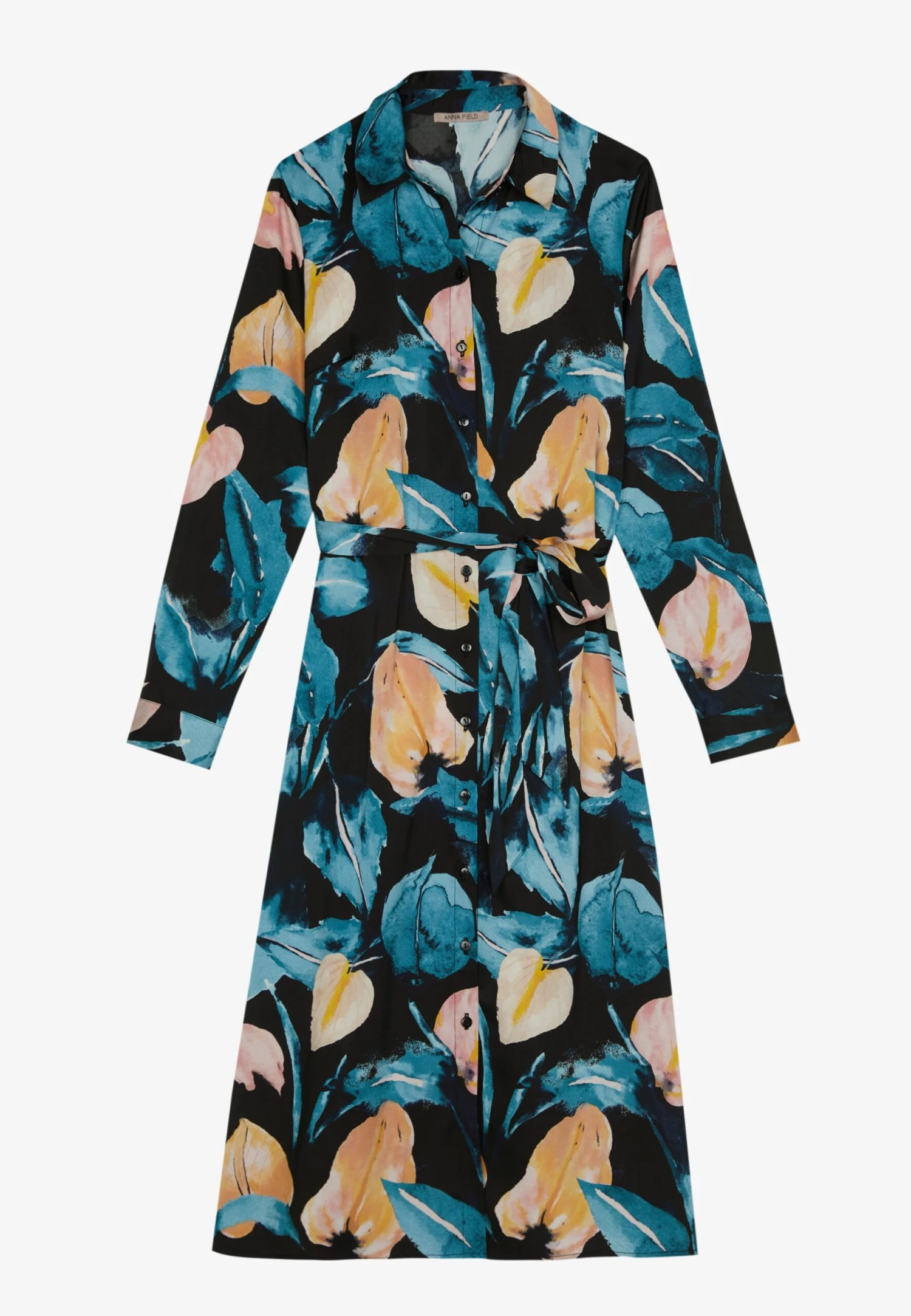 Anna Field Robe De Jour - Blue/Pink 7 Anna Field Robe De Jour - Blue/Pink – Image 5