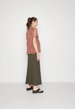Maternity Maxi Skirt With Drawstring Waistband - Jupe Longue - 606 - Khaki -Anna Field 50de9903974f41e1b0c36a93f983a346