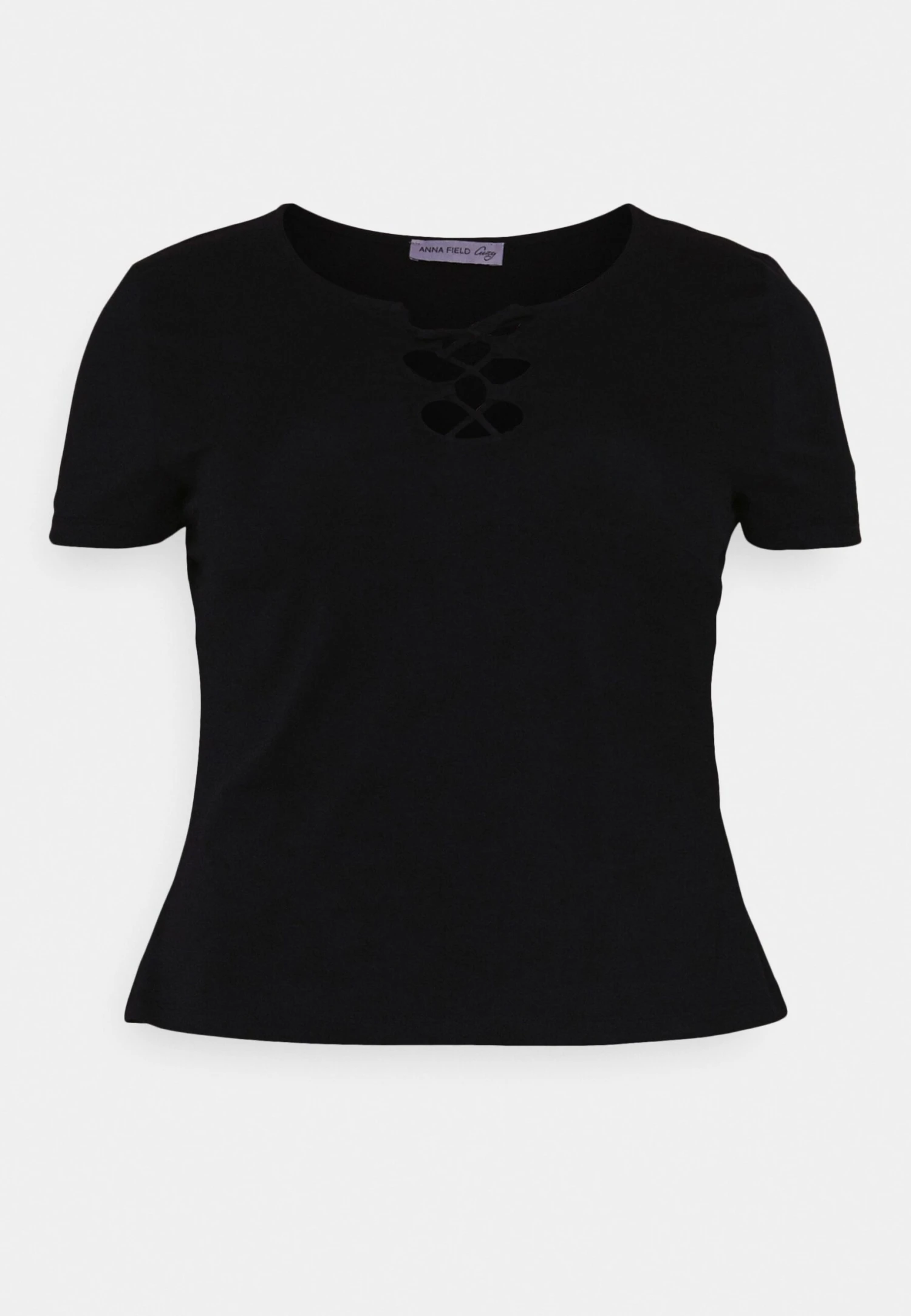 Curvy Front Lace - T-Shirt Basique - Black 6 Curvy Front Lace - T-Shirt Basique - Black â Image 4