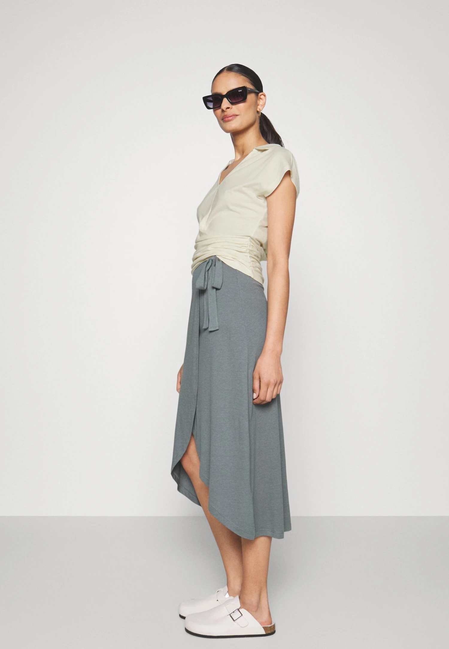 Anna Field Wrap Blouse - Blouse - Offwhite 7 Anna Field Wrap Blouse - Blouse - Offwhite – Image 5