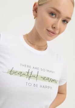 Anna Field T-Shirt Imprimé - White -Anna Field 5746f8d1c6284772bf8d8522c9794fbd