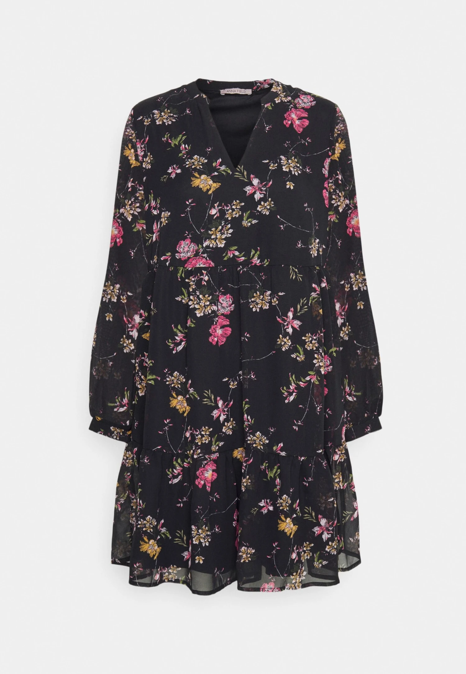 Anna Field Robe De Jour - Black/Pink 3 Anna Field Robe De Jour - Black/Pink