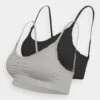Anna Field Maternity Seamless Bra 2 Pack - Brassière - Grey/Black