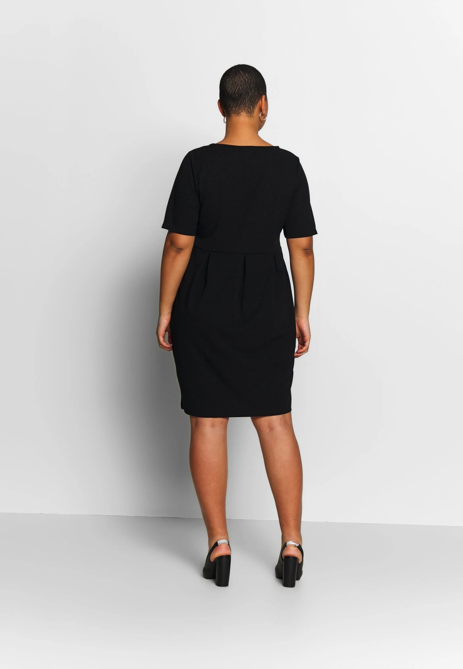 Basic Jersey Dress - Robe En Jersey - Black 5 Basic Jersey Dress - Robe En Jersey - Black – Image 3