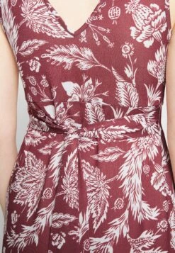 Anna Field Robe Longue - Bordeaux/Multi Coloured -Anna Field 5fd28a5c80874046a9c559563f26a6a4