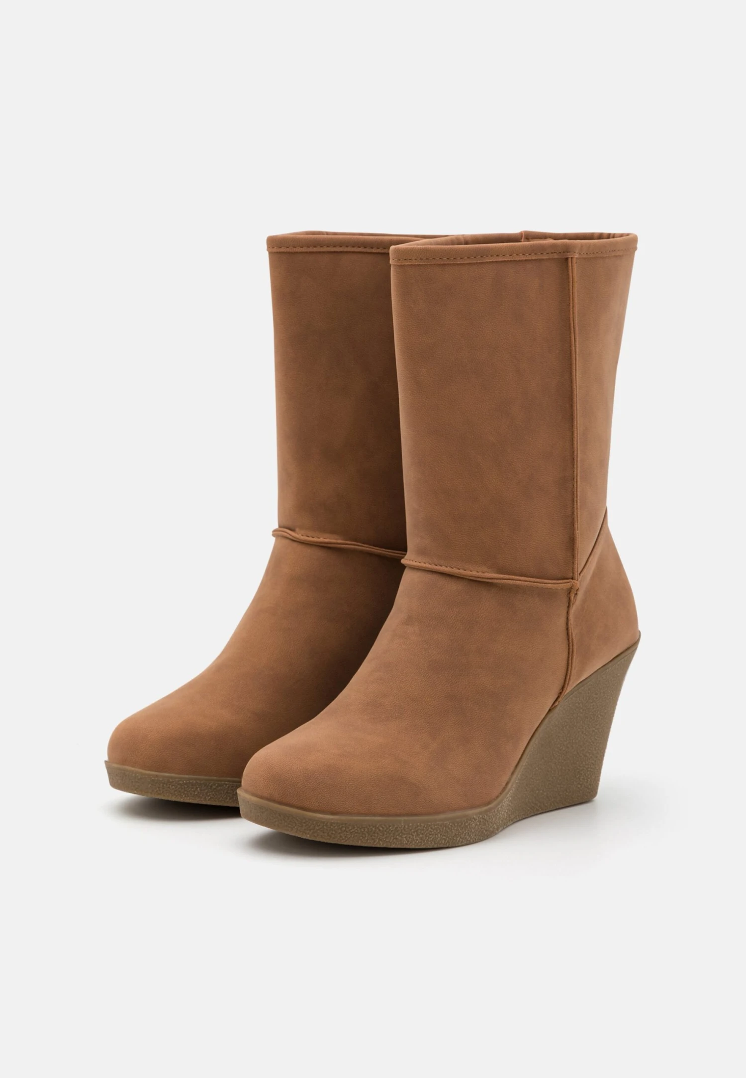 Anna Field Winter Boot - Bottines Compensées - Cognac 5 Anna Field Winter Boot - Bottines Compensées - Cognac – Image 3
