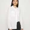 Anna Field Basic Blouse With Front Pockets - Chemisier - Offwhite 2 Anna Field Basic Blouse With Front Pockets - Chemisier - Offwhite -Anna Field 65551f7cce13477ba27daa38e79f5f44