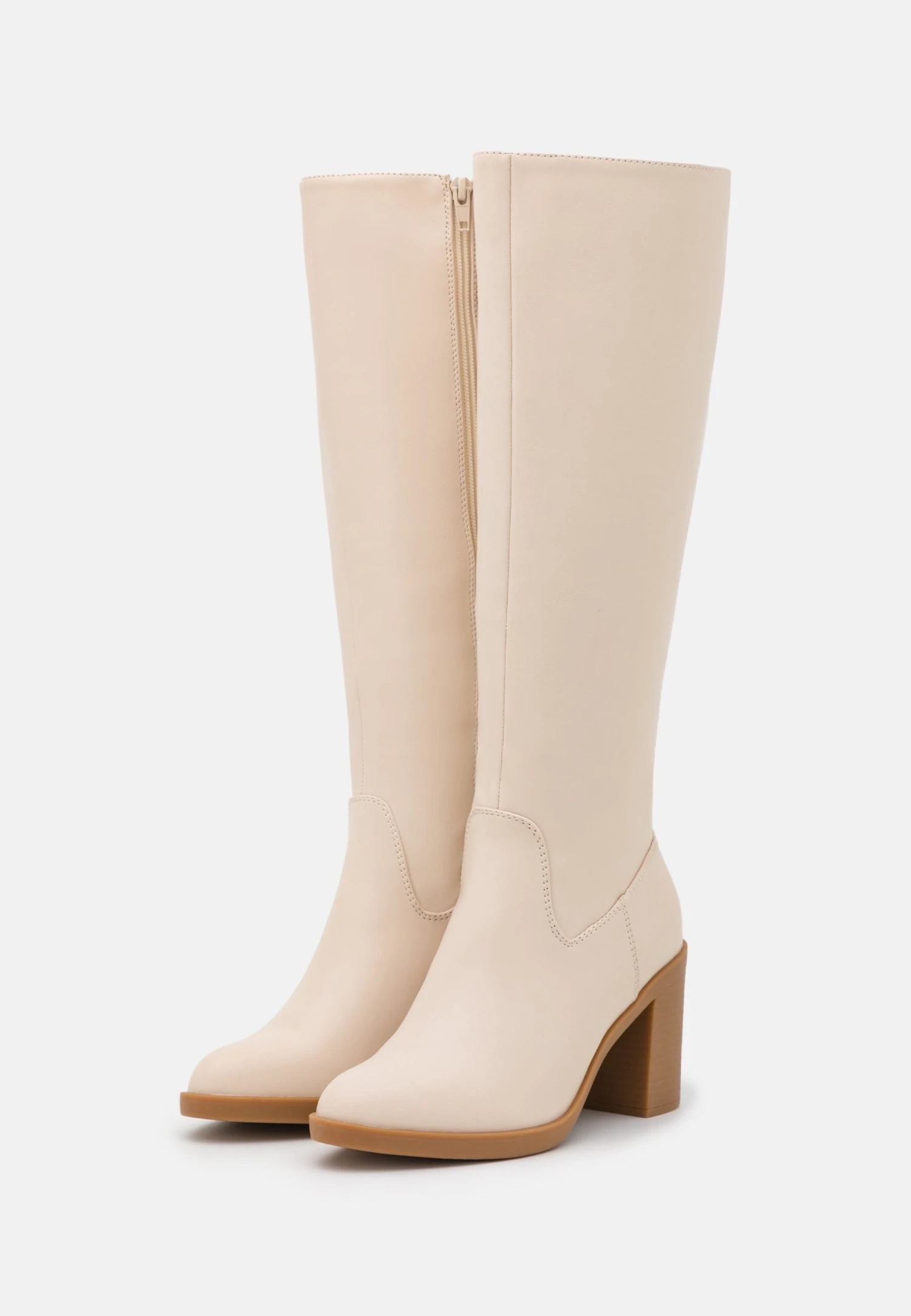 Anna Field Bottes - Off-White 5 Anna Field Bottes - Off-White – Image 3