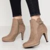 Anna Field Bottines À Talons Hauts - Taupe 1 Anna Field Bottines À Talons Hauts - Taupe -Anna Field 6daa710295bf43ca885d41a1ae2493a0