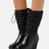 Anna Field Winter Boot - Bottes Compensées - Black 1 Anna Field Winter Boot - Bottes Compensées - Black -Anna Field 6fa1d1ff090a412d9cf76febf5652667