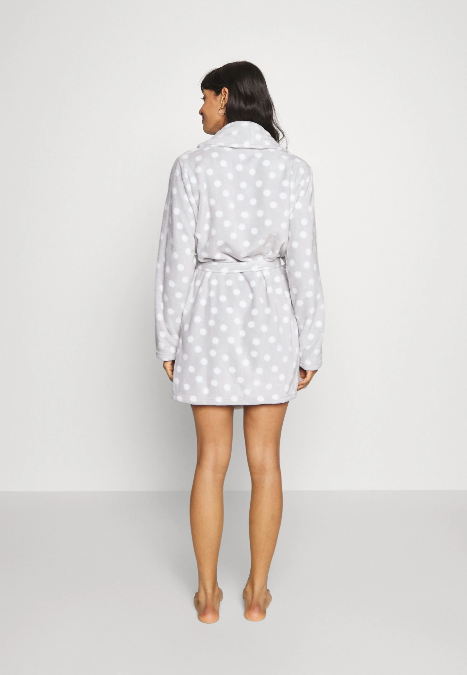 Anna Field Peignoir - Grey/White 5 Anna Field Peignoir - Grey/White – Image 3