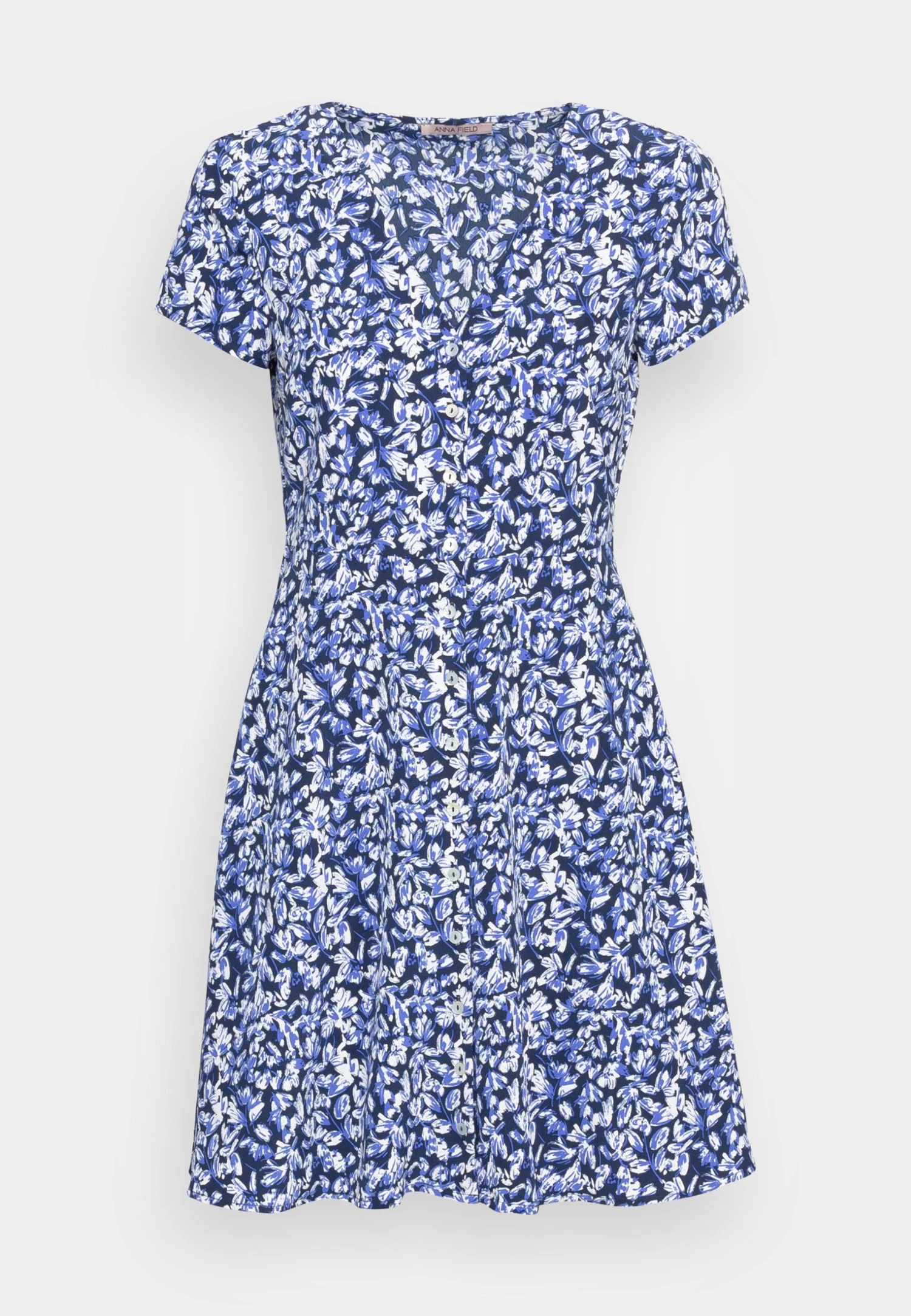 Anna Field Robe De Jour - Blue/White/Multi Coloured 6 Anna Field Robe De Jour - Blue/White/Multi Coloured – Image 4