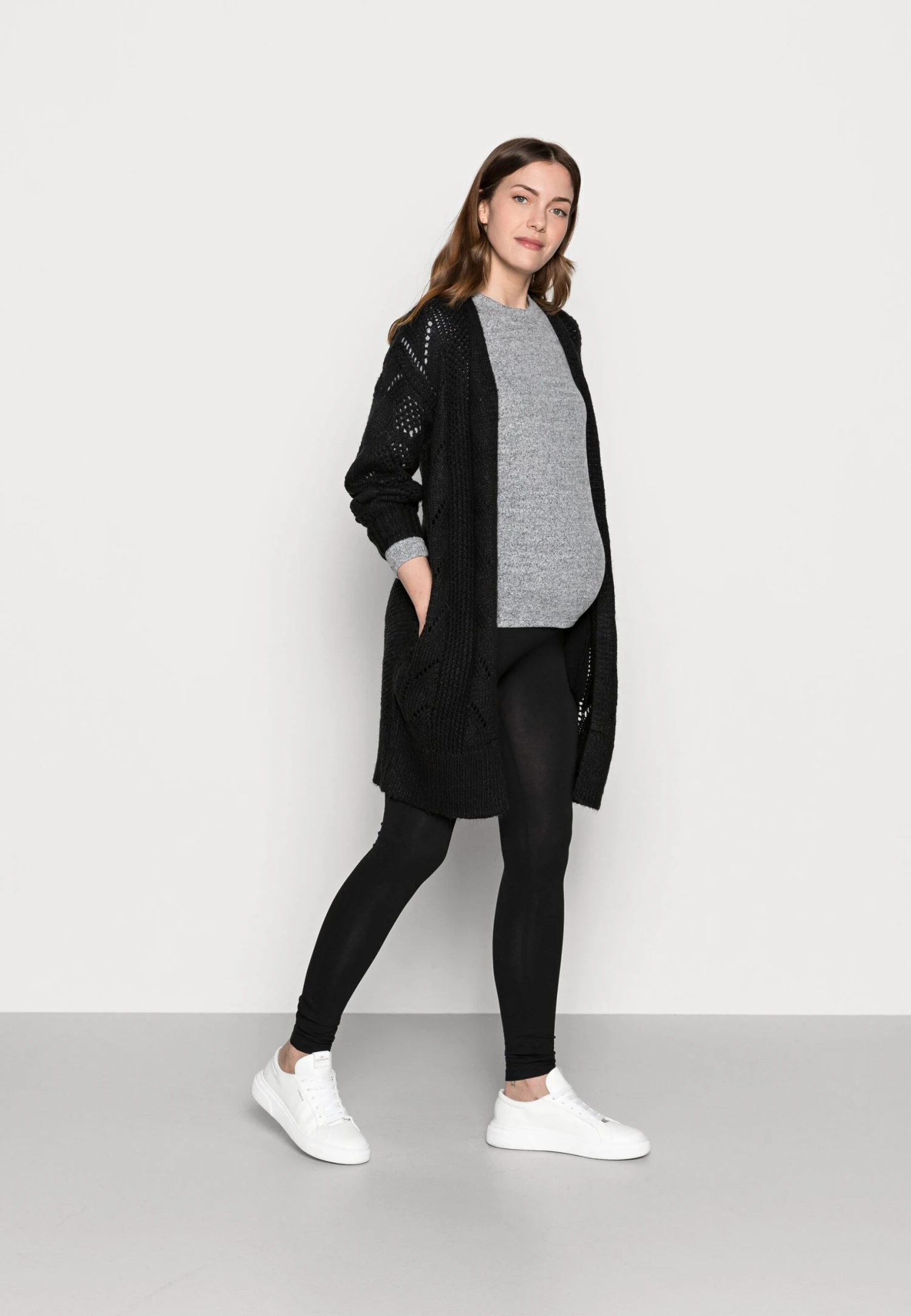 Leggings Maternity - Legging - Grey/Black 3 Leggings Maternity - Legging - Grey/Black