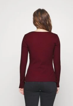 T-Shirt À Manches Longues - Dark Red -Anna Field 798c45d6e9e74c4f9ddb0a83014317fb