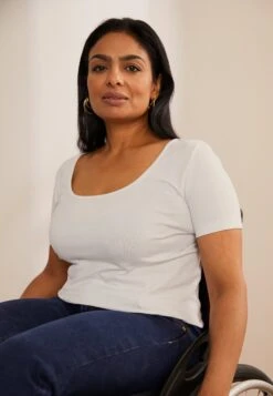 Anna Field T-Shirt Basique - White