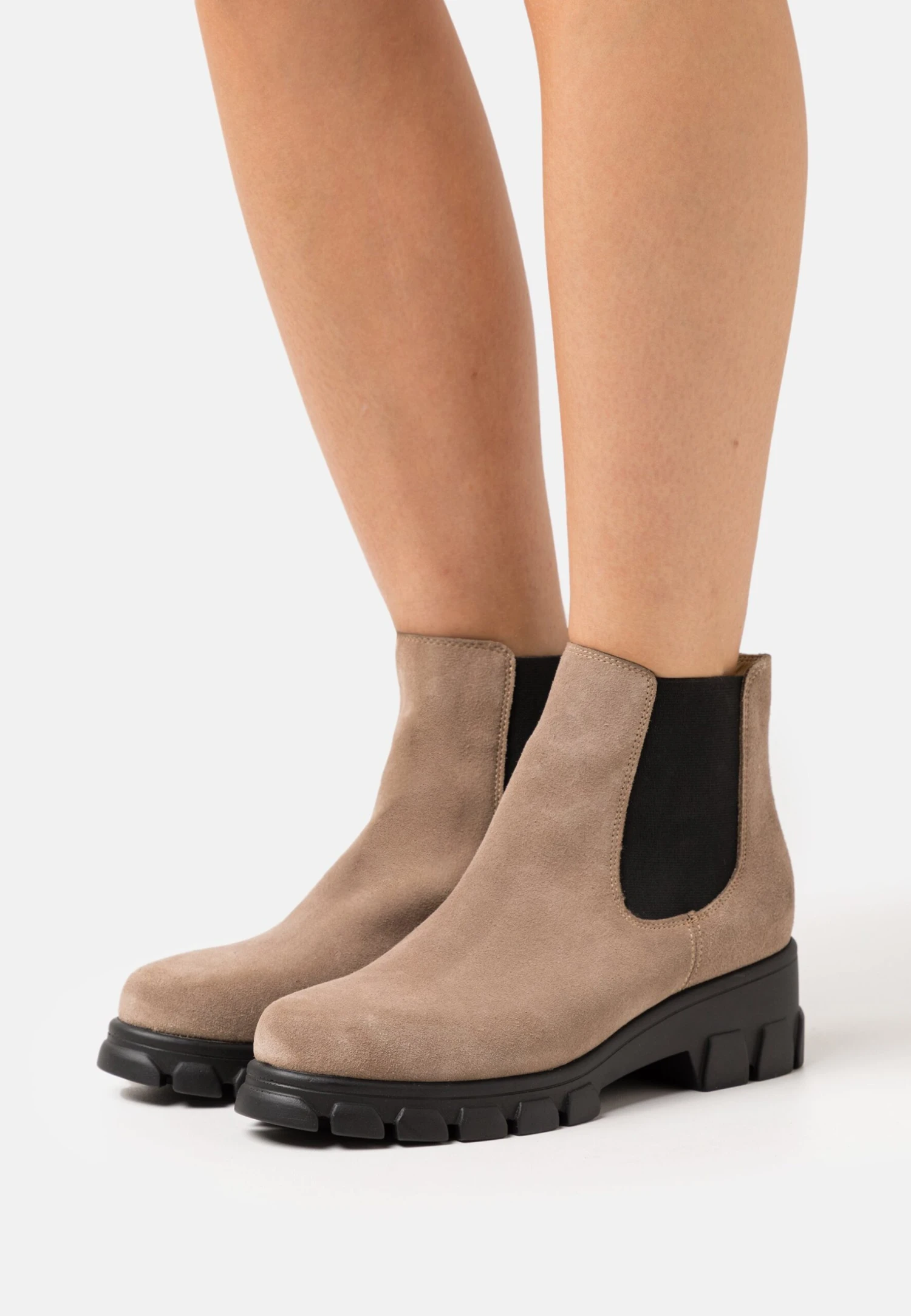 Leather - Bottines - Taupe 3 Leather - Bottines - Taupe