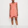Anna Field Volant Short Dress - Robe De Jour - Red/Multicoloured 1 Anna Field Volant Short Dress - Robe De Jour - Red/Multicoloured -Anna Field 86966f13d1ee4825bf95c44dbdaadb5d