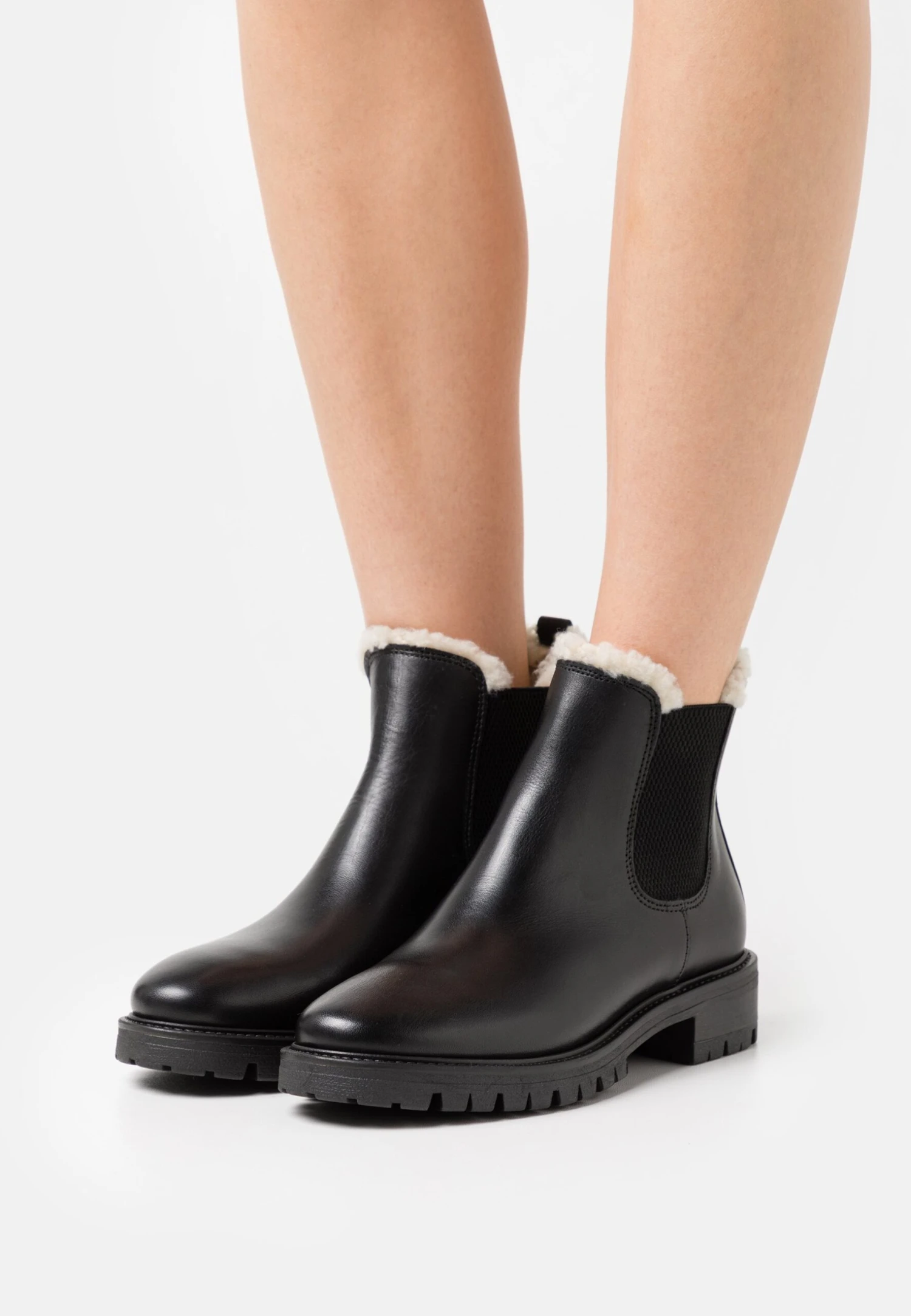 Anna Field Winter Booties Leather - Bottines - Black 3 Anna Field Winter Booties Leather - Bottines - Black