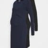 2 Pack Nursing Dress - Robe En Jersey - Dark Blue/Black -Anna Field 8fdbbe96b7e5442499339809df487dbe