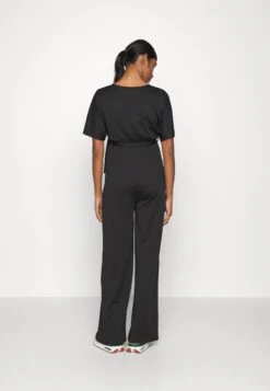 Short Sleeve Wrap Jumpsuit - Combinaison - Black 9 Short Sleeve Wrap Jumpsuit - Combinaison - Black -Anna Field 916c9e2f7b054f20aa7ff4ca0c540e4f