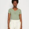 Anna Field T-Shirt Imprimé - Light Green