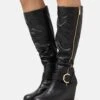 Anna Field Bottes Compensées - Black -Anna Field a163d77a1fc54ef6a60d81d364c3ea82