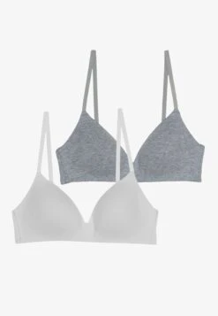 Anna Field 2 Pack - Soutien-Gorge Invisible - Grey/White -Anna Field a2291e4afc354009846bafe1d8d232dc