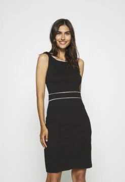 Anna Field Robe Fourreau - Black/White