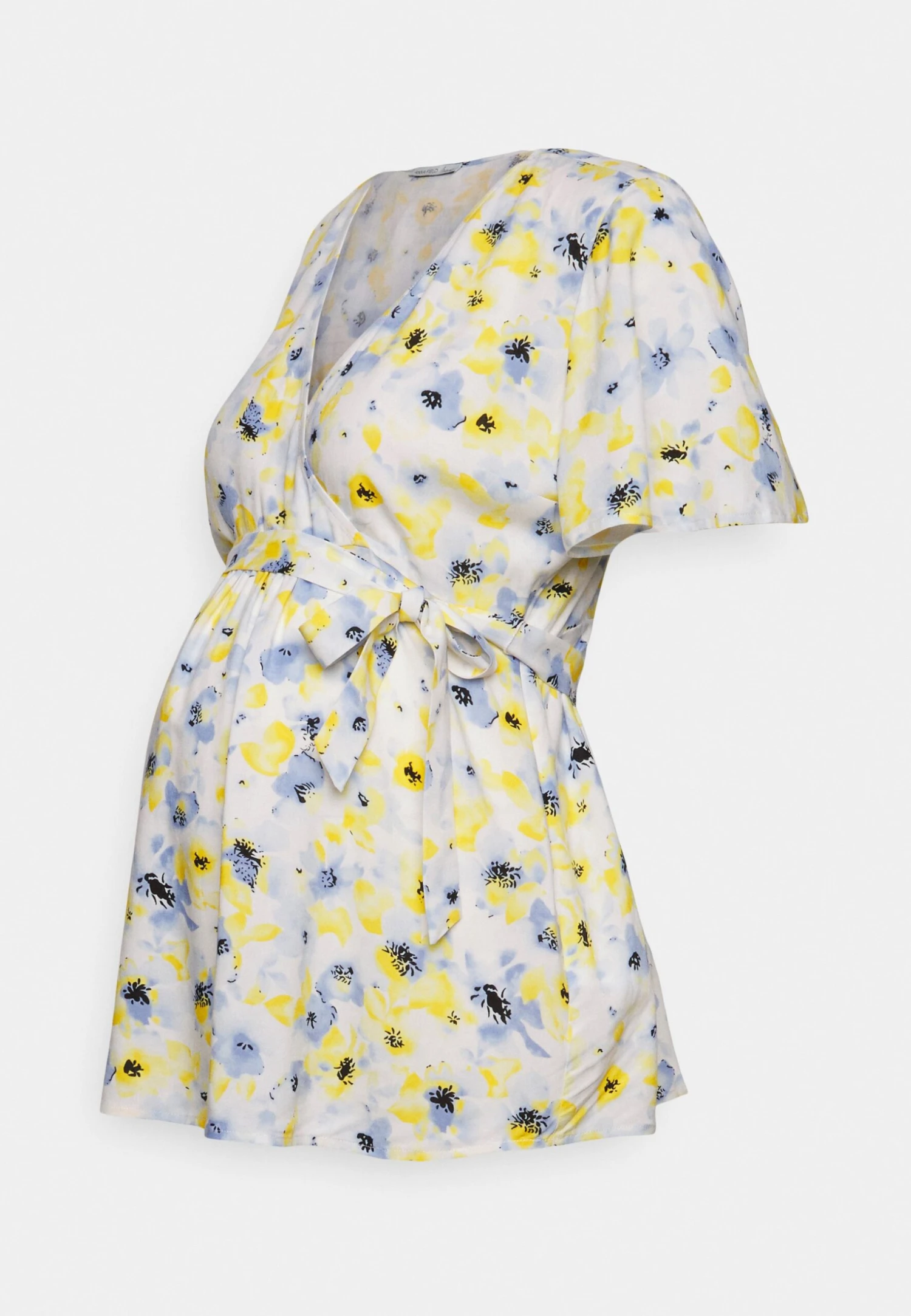 Blouse - White/Light Blue 6 Blouse - White/Light Blue – Image 4