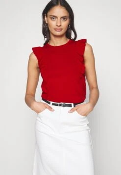 Anna Field T-Shirt Basique - Dark Red -Anna Field a88d54a1605f4a4097a585724963945e