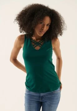 Anna Field 2-Pack - Débardeur - Black/Dark Green 11 Anna Field 2-Pack - Débardeur - Black/Dark Green -Anna Field acf3a39a30f84d239c78a2a360d76827