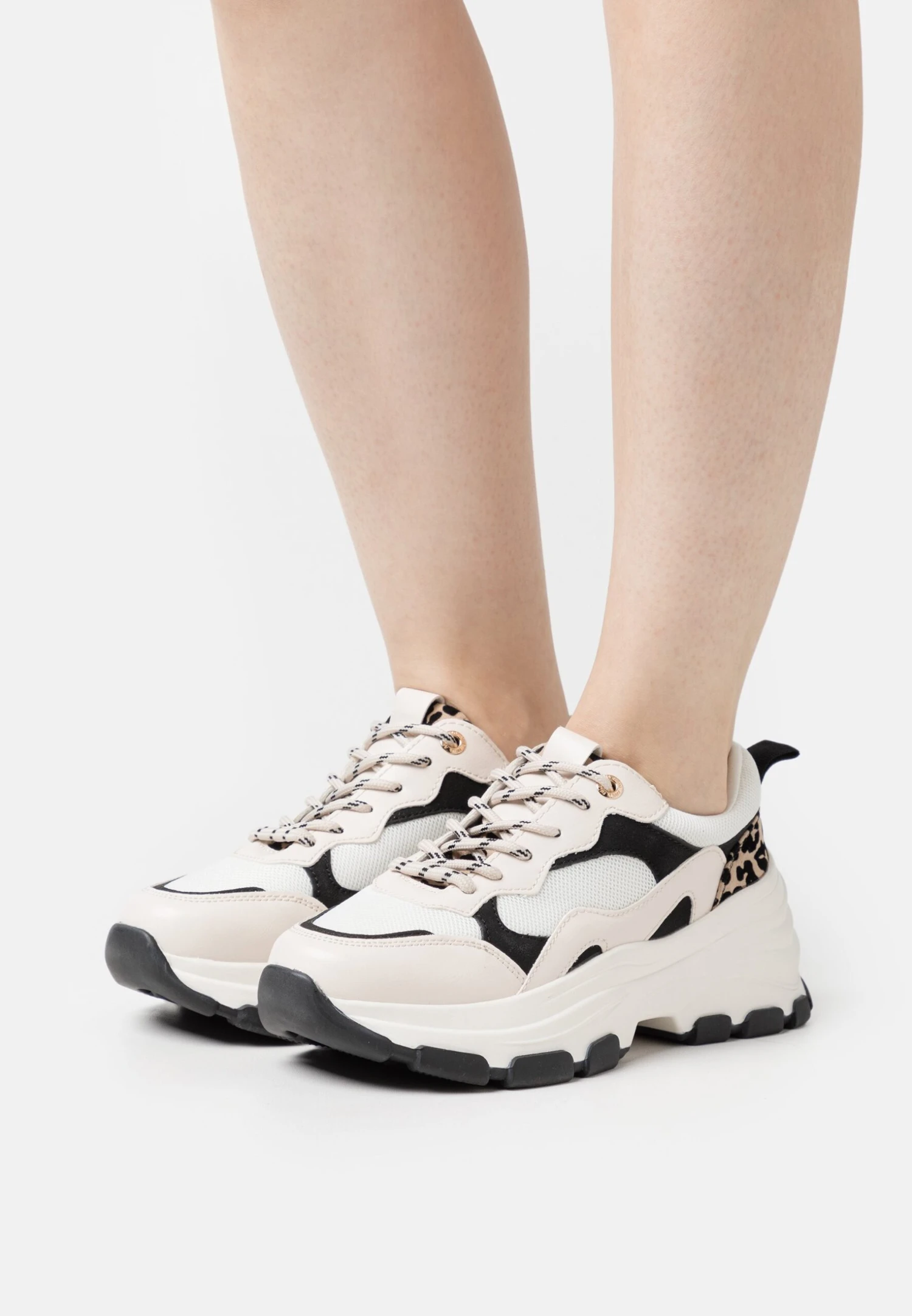 Anna Field Baskets Basses - Black/Beige 3 Anna Field Baskets Basses - Black/Beige