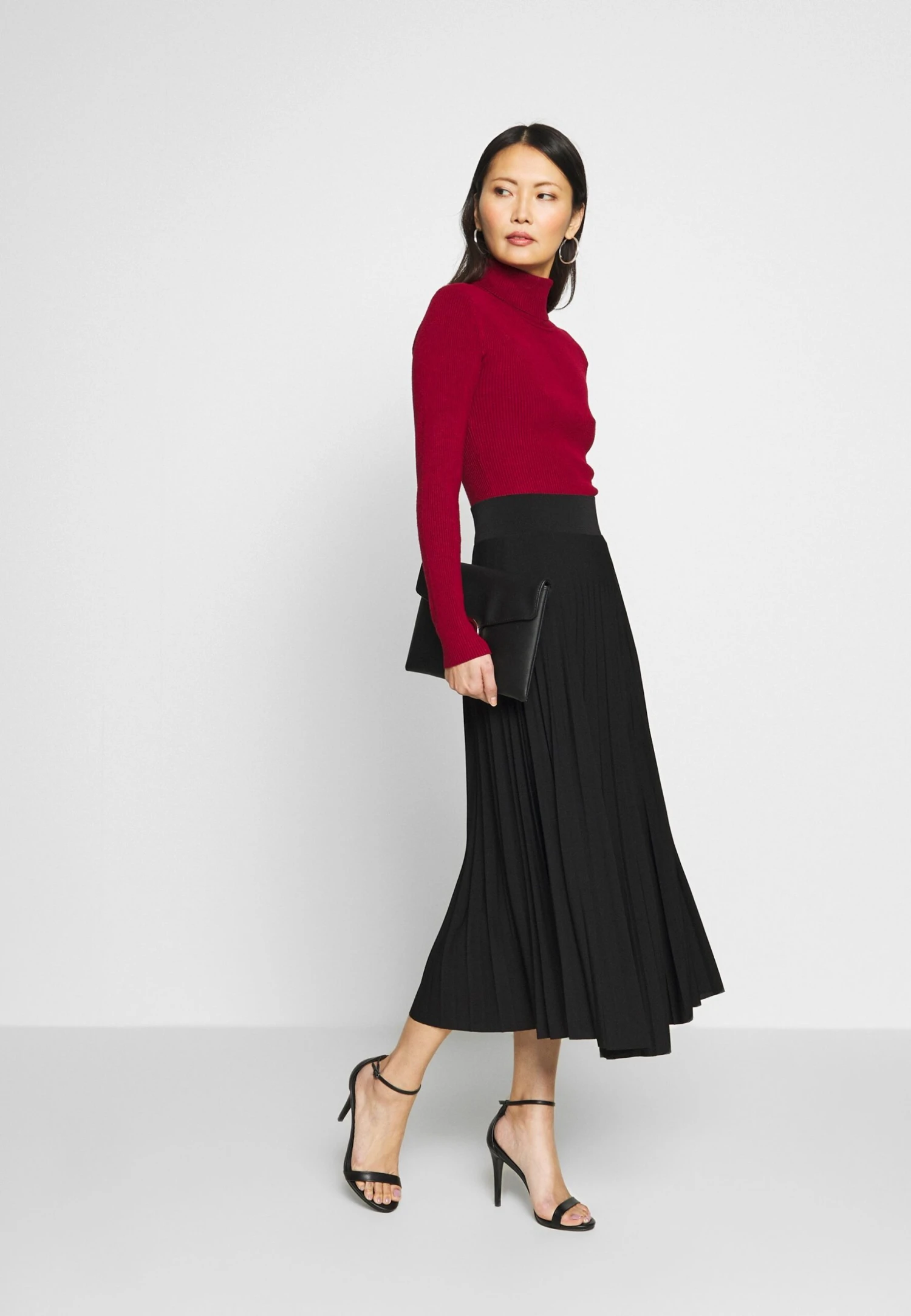 Anna Field Plisse A-Line Midi Skirt - Jupe Trapèze - Black 4 Anna Field Plisse A-Line Midi Skirt - Jupe Trapèze - Black – Image 2