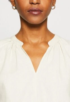 Anna Field Linen-Mix Shirt - T-Shirt Imprimé - Beige -Anna Field c579147466c44bc0a1f221ec7717c927