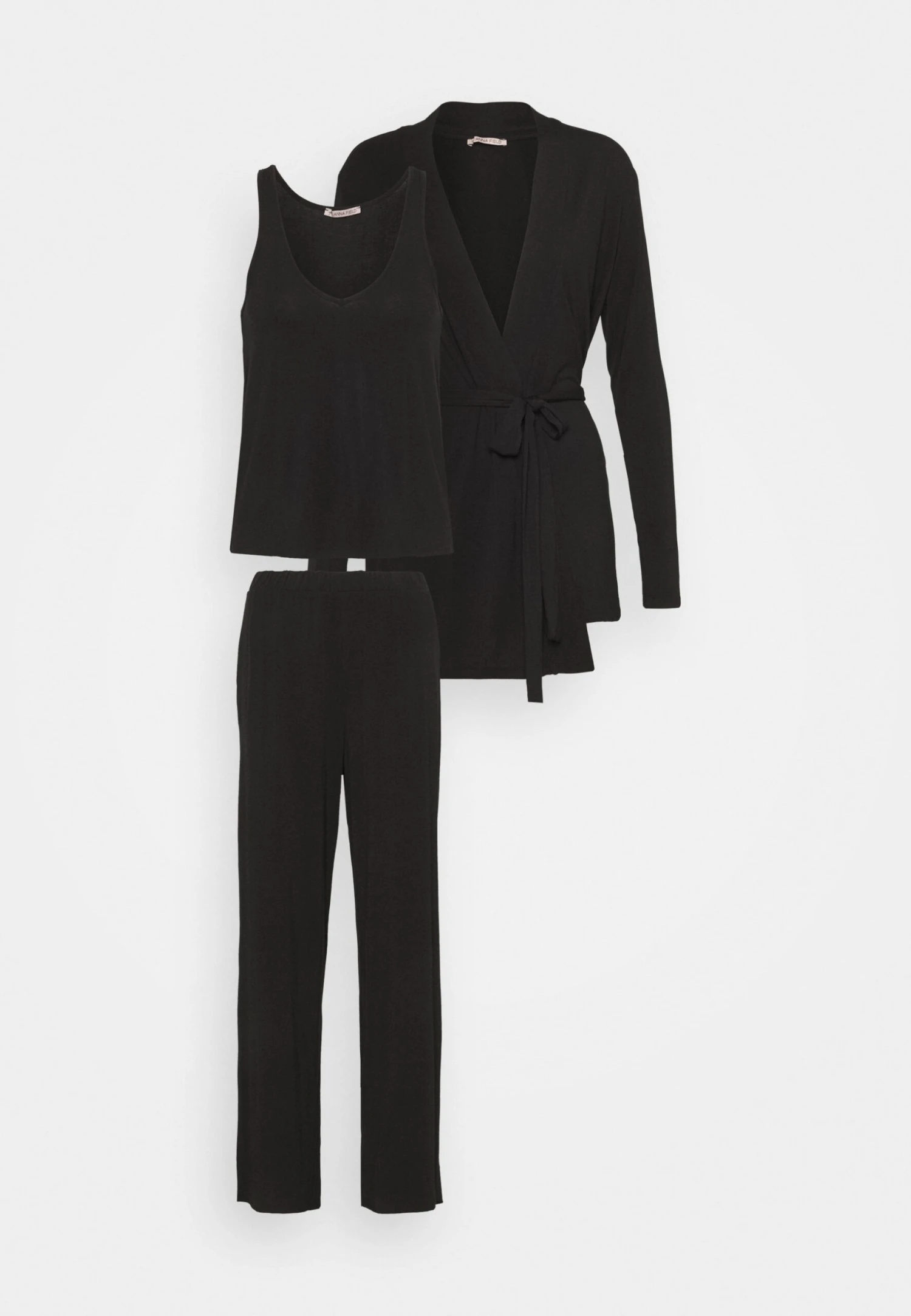 Anna Field 3 Piece Jersey - Pyjama - Black 8 Anna Field 3 Piece Jersey - Pyjama - Black – Image 6