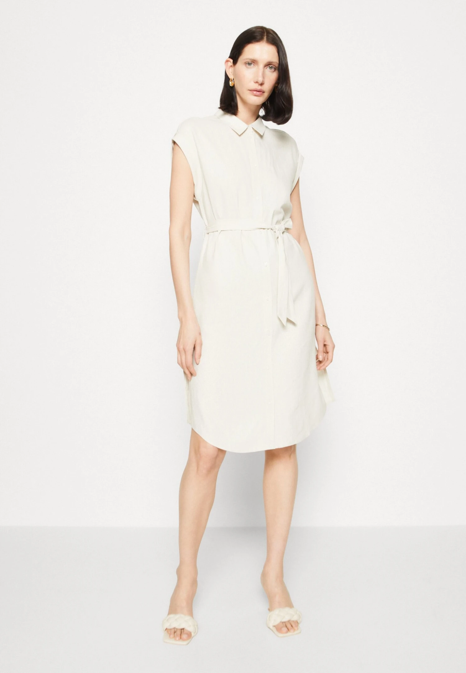 Anna Field Robe Chemise - Beige 6 Anna Field Robe Chemise - Beige – Image 4