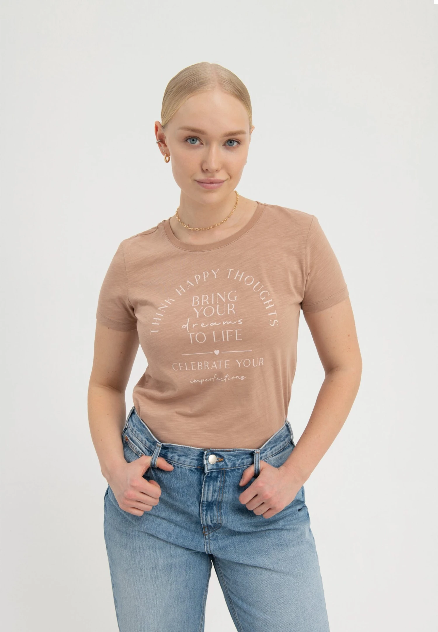 Anna Field Bring Your Dreams To Life - T-Shirt Imprimé - Brown 3 Anna Field Bring Your Dreams To Life - T-Shirt Imprimé - Brown