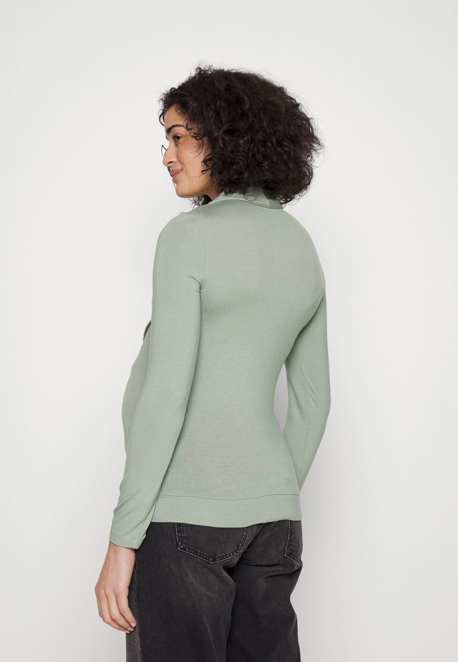 Circ Nursing Wrap Over Long Sleev - T-Shirt À Manches Longues - Light Green 5 Circ Nursing Wrap Over Long Sleev - T-Shirt À Manches Longues - Light Green – Image 3